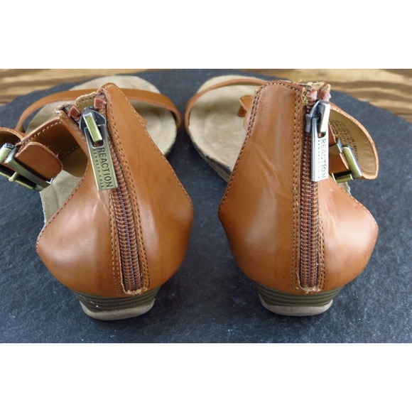 Kenneth Cole Size 8.5 M Brown Gladiator Synthetic Women Sandal Shoes‎ - Picture 5 of 7